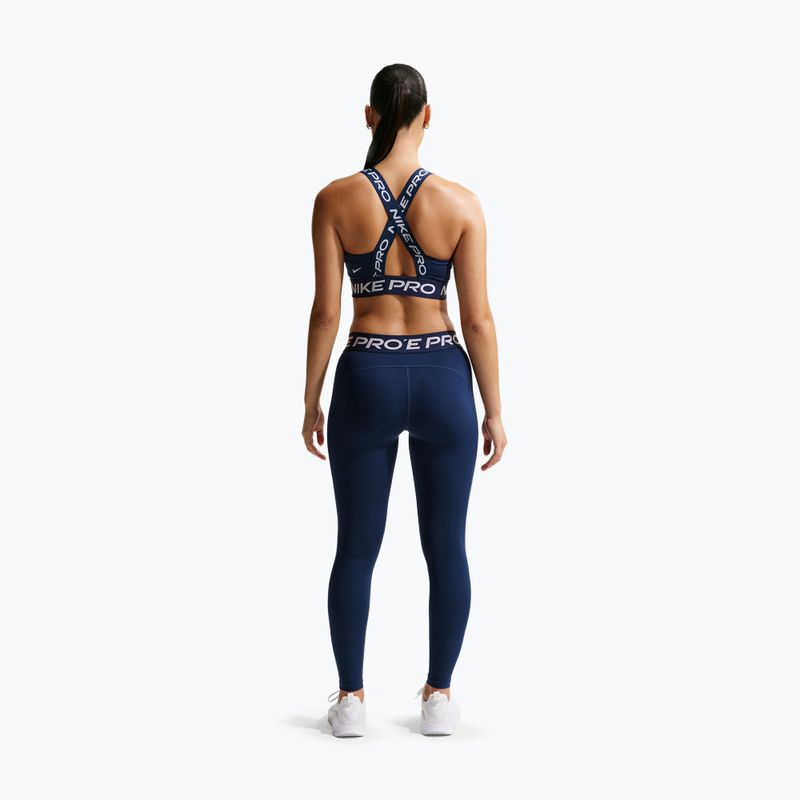 Dámské legíny Nike Pro Mid-Rise Full midnight navy/white 3