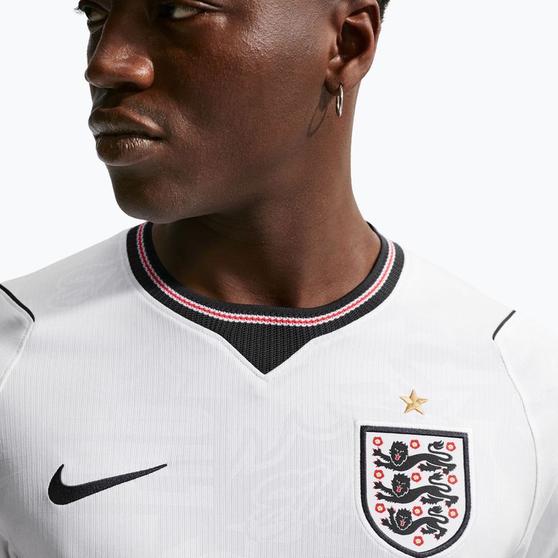 Pánské fotbalové tričko Nike England 2026 Stadium Home white/speed red/obsidian/obsidian 5