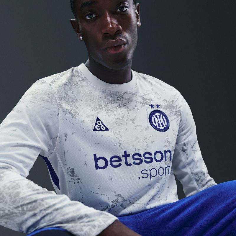 Pánský fotbalový dres Longsleeve Nike Inter Milan Stadium SE white/white/hyper blue 8