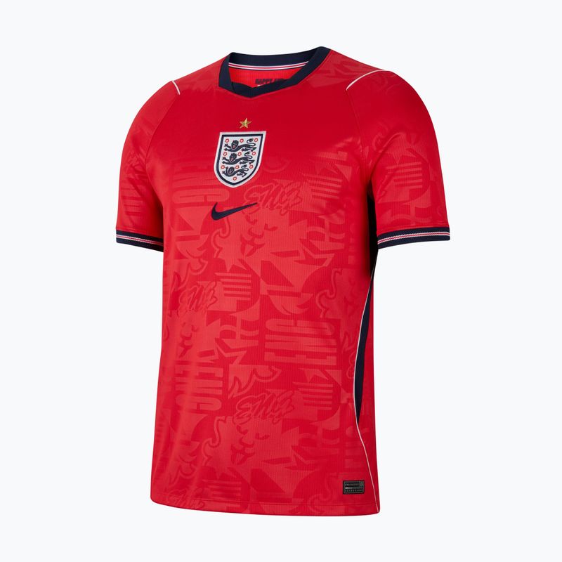 Pánské fotbalové tričko Nike England 2026 Stadium Away speed red/obsidian/white/obsidian 7