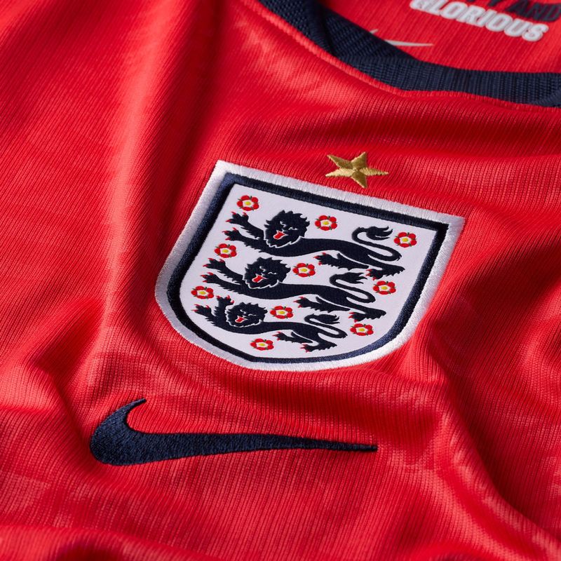 Pánské fotbalové tričko Nike England 2026 Stadium Away speed red/obsidian/white/obsidian 9