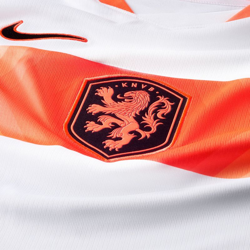 Pánské fotbalové tričko Nike Netherlands 2026 Stadium Away white/hyper crimson/black 9