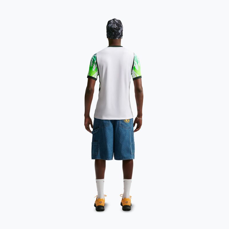 Pánské fotbalové tričko Nike Nigeria 2026 Stadium Away white/green glow/black 3