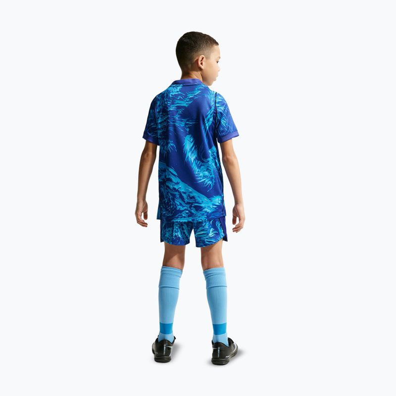 Dětské fotbalové šortky Nike England 2026/27 Stadium Goalkeeper astronomy blue/black/white 3