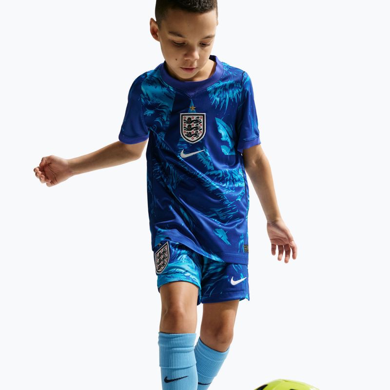Dětské fotbalové šortky Nike England 2026/27 Stadium Goalkeeper astronomy blue/black/white 7
