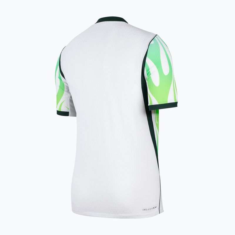 Pánské fotbalové tričko Nike Nigeria 2026/27 Match Away white/green glow/black 2