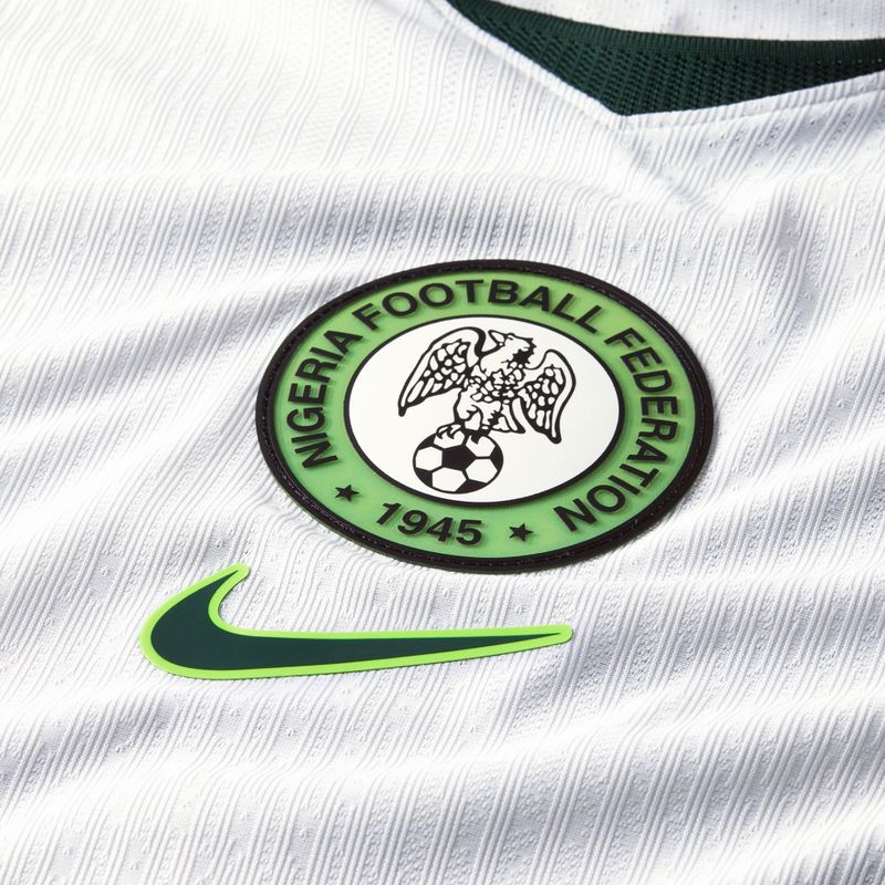 Pánské fotbalové tričko Nike Nigeria 2026/27 Match Away white/green glow/black 3
