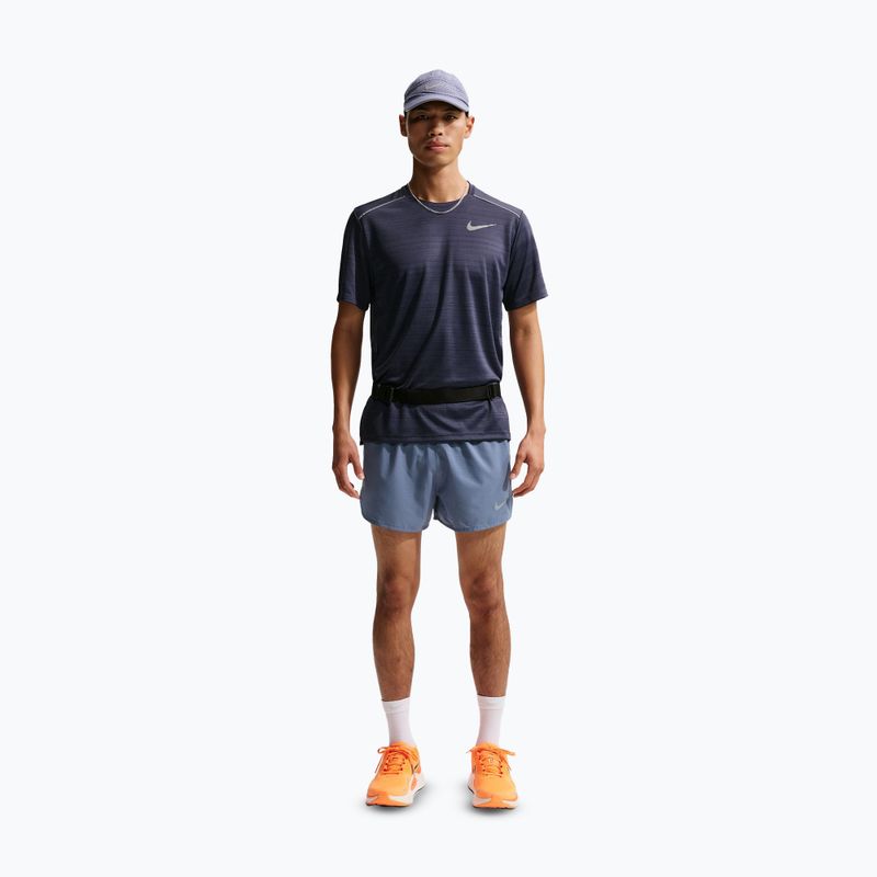 Pánské běžecké šortky Nike Fast Dri-Fit Brief Lined 3" diffused blue/black 2