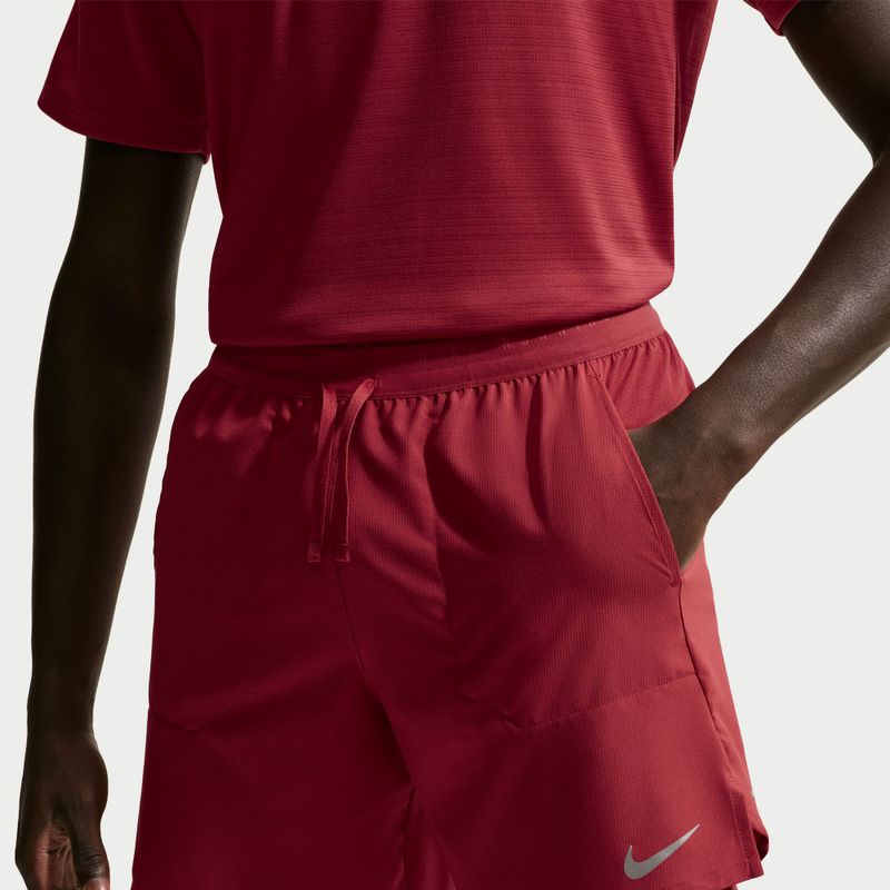 Pánské běžecké šortky Nike Stride Dri-Fit Brief-Lined 7" team crimson 5