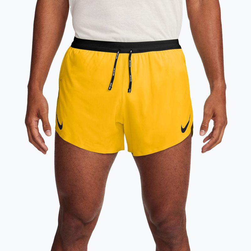 Pánské běžecké šortky Nike AeroSwift Dri-Fit ADV 4" laser orange/black