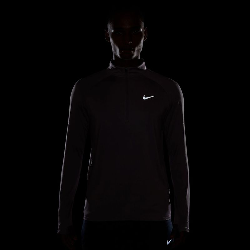 Pánská běžecká mikina Nike Stride 1/4 Zip Dri-Fit light violet ore 4
