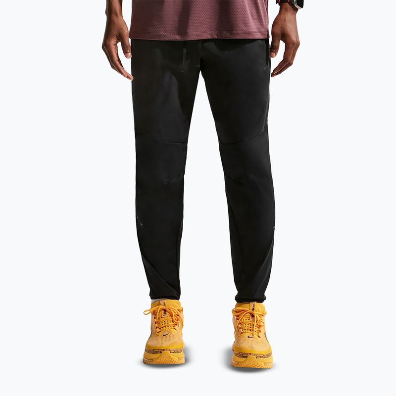 Pánské běžecké kalhoty Nike Stride Repel Woven black/black/black/black
