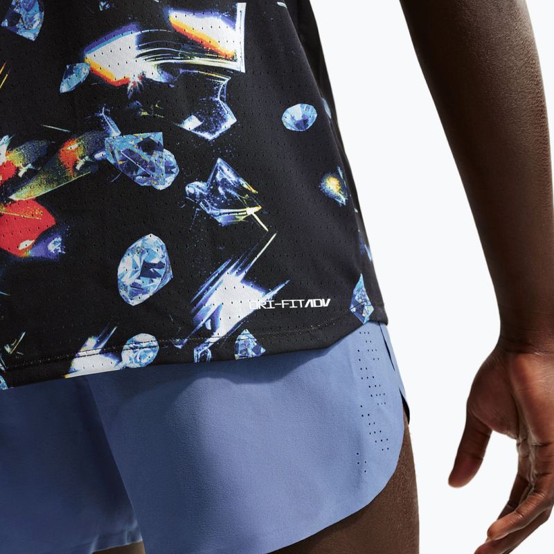 Pánské běžecké tričko Nike AeroSwift Dri-Fit ADV black/laser orange 5