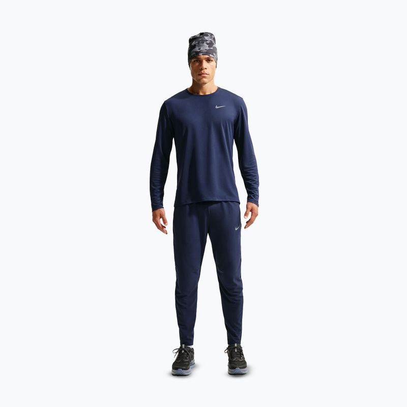Pánské běžecké tričko Longsleeve Nike Miler Dri-Fit UV midnight navy 2