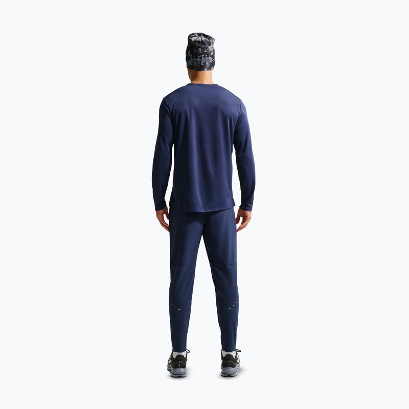 Pánské běžecké tričko Longsleeve Nike Miler Dri-Fit UV midnight navy 4