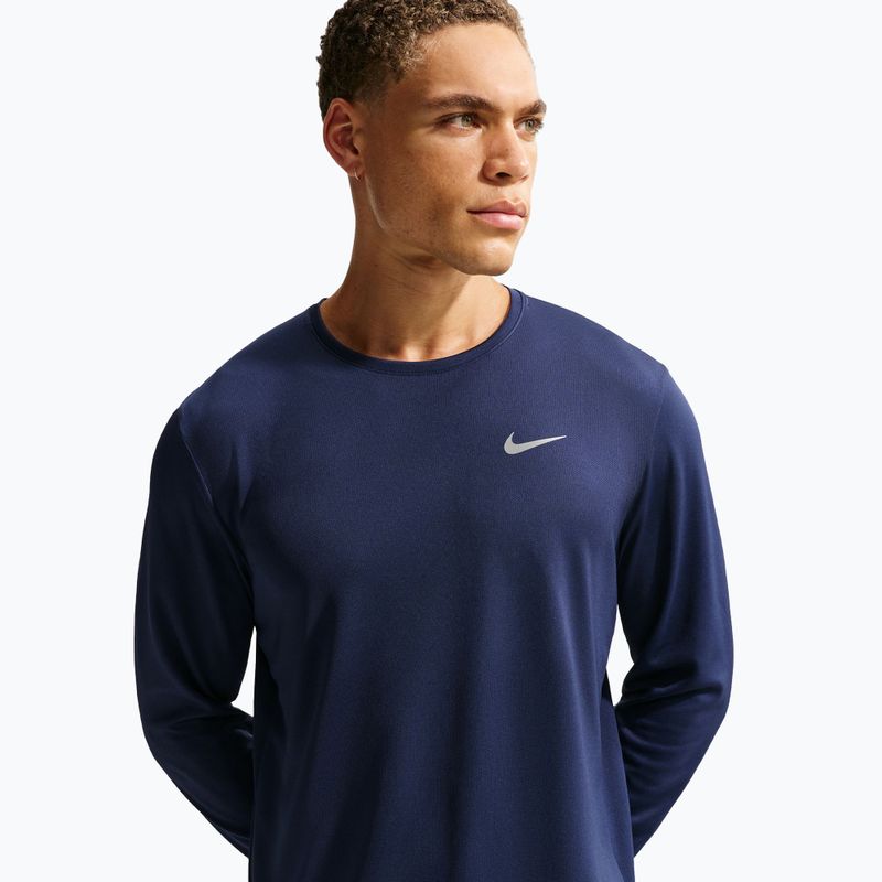 Pánské běžecké tričko Longsleeve Nike Miler Dri-Fit UV midnight navy 5