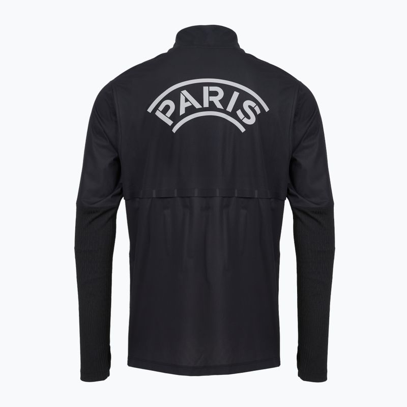 Pánské fotbalové tričko Longsleeve Nike Paris Saint-Germain Strike Elite SE Aerogami Shell Top black/black/atmosphere grey 10