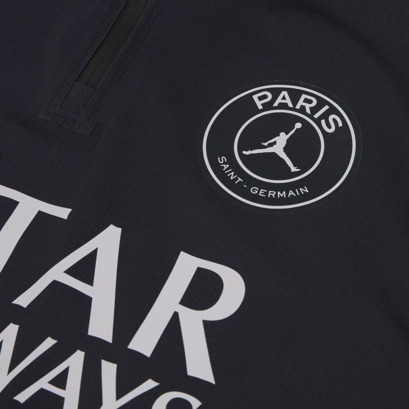 Pánské fotbalové tričko Longsleeve Nike Paris Saint-Germain Strike Elite SE Aerogami Shell Top black/black/atmosphere grey 11