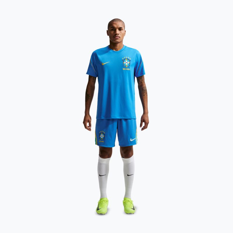 Pánské fotbalové šortky Nike Brazil 2026 Stadium Home lt photo blue/light mint/white 2