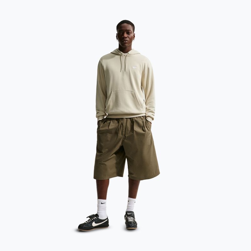 Pánská mikina Nike Club French Terry Pullover Hoodie light khaki/light khaki/white 2