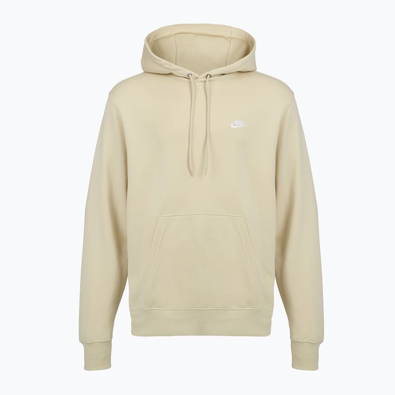 Pánská mikina Nike Club French Terry Pullover Hoodie light khaki/light khaki/white 6
