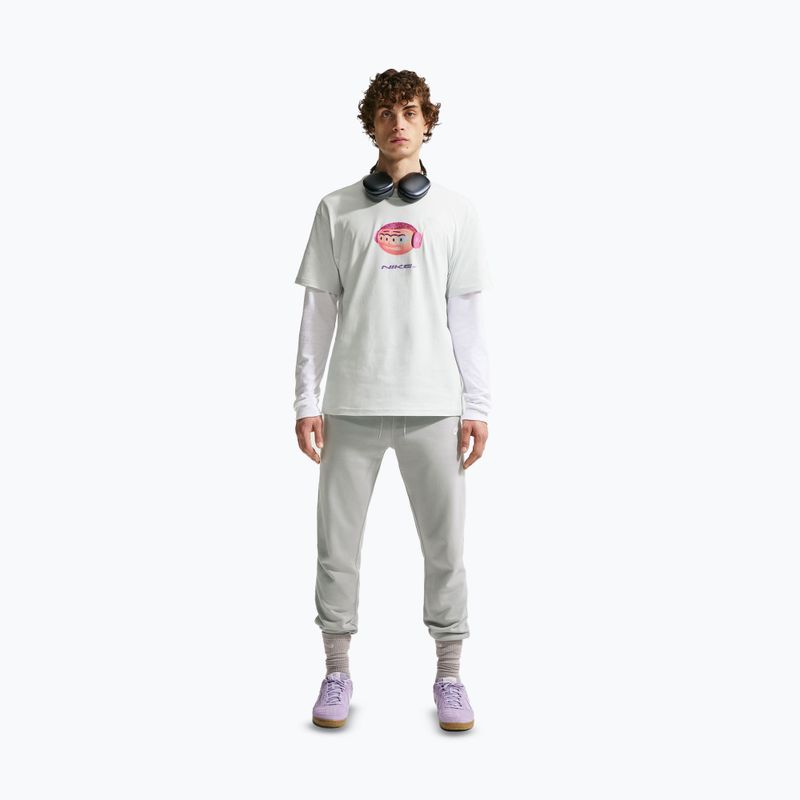 Pánské kalhoty Nike Club French Terry Joggers light smoke grey/light smoke grey/white 2