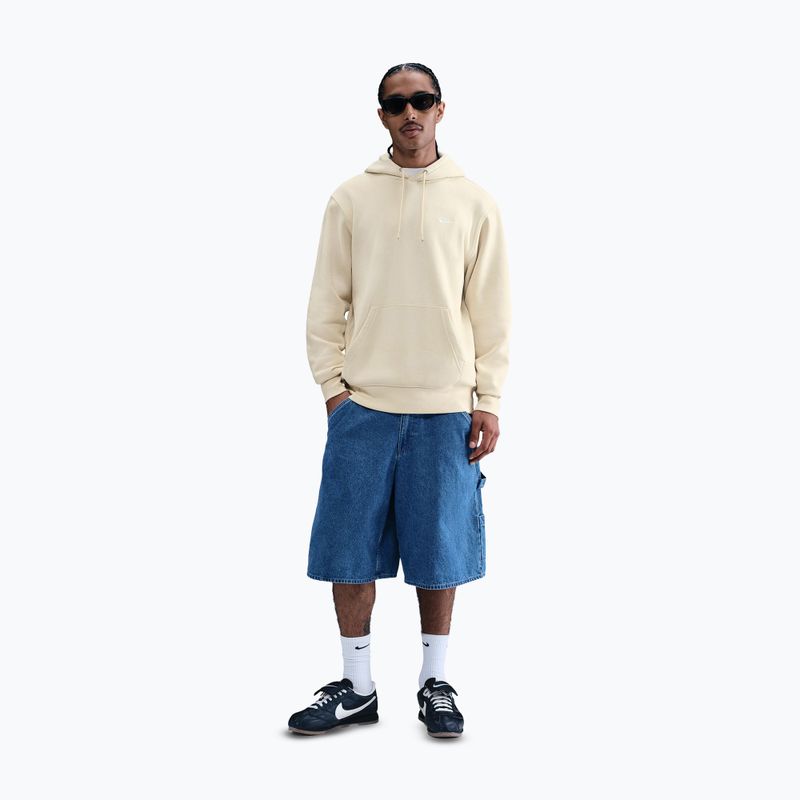 Pánská mikina Nike Club Pullover Hoodie light khaki/light khaki/white 2