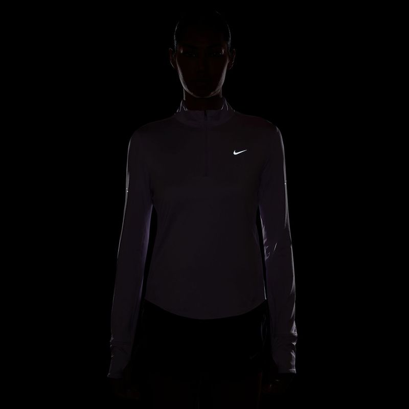 Dámské běžecké triko Longsleeve Nike Swift Dri-Fit UV 1/4-Zip violet mist 4