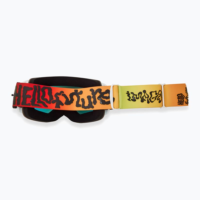 Cyklistické brýle Fox Racing Main Hello Future white/yellow/mirror 2