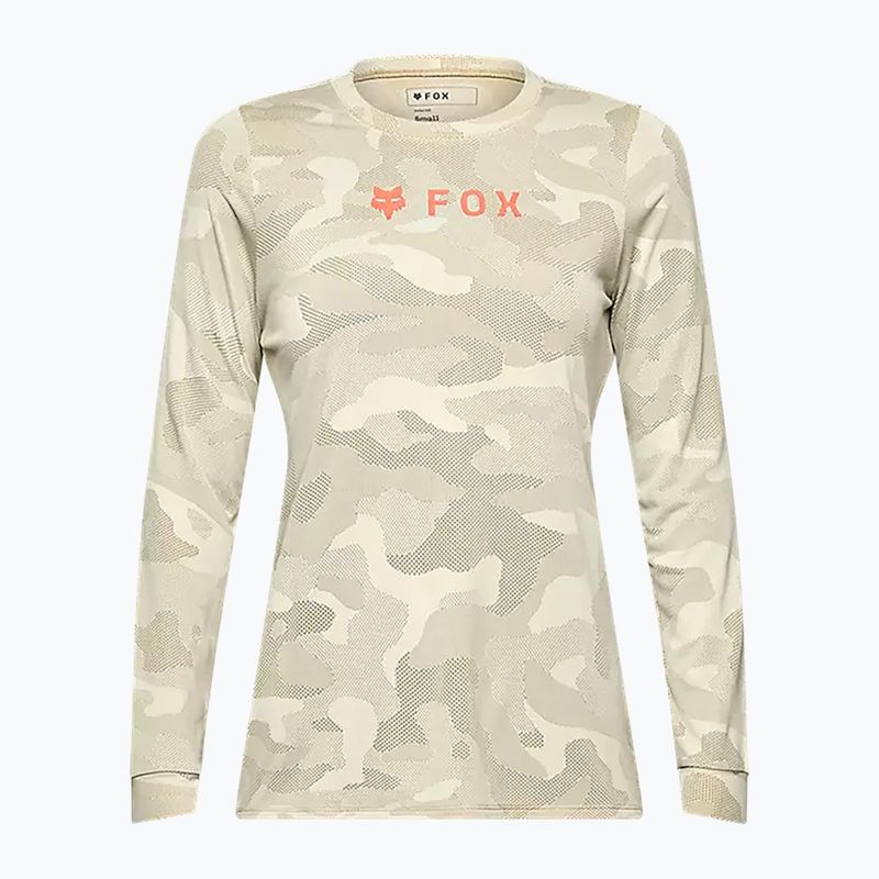 Dámské cyklistické tričko s dlouhým rukávem Fox Racing Ranger Tru Dri W cream