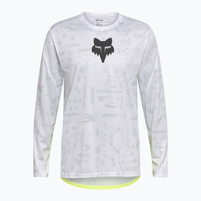 Pánské cyklistické tričko Longsleeve Fox Racing Ranger Lunar SE white 3