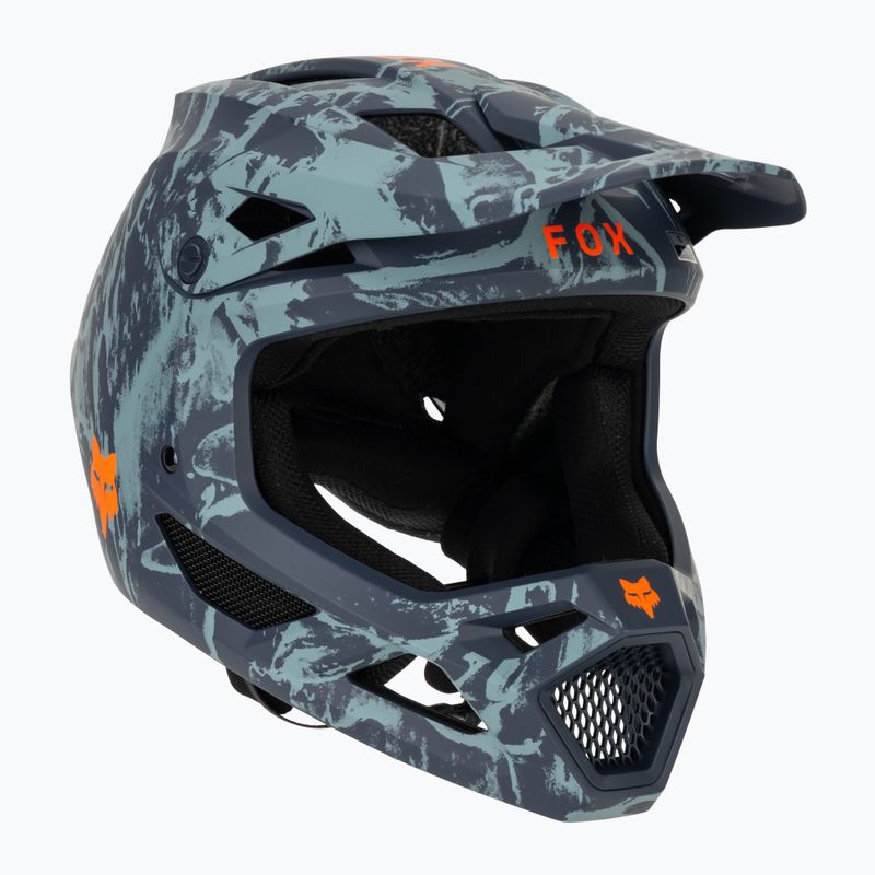 Dětská cyklistická helma Fox Racing Rampage Image Print Jr arctic blue