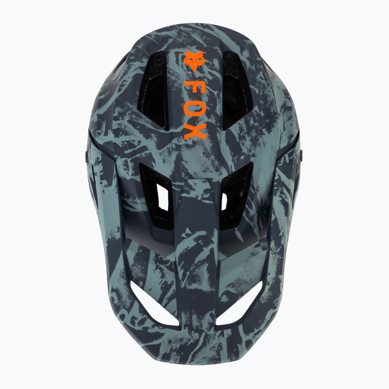 Dětská cyklistická helma Fox Racing Rampage Image Print Jr arctic blue 6