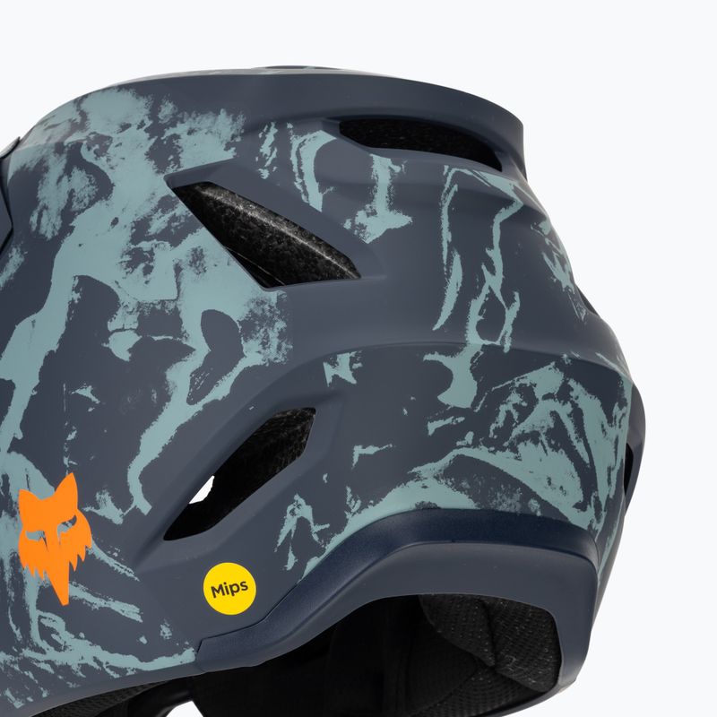 Dětská cyklistická helma Fox Racing Rampage Image Print Jr arctic blue 9