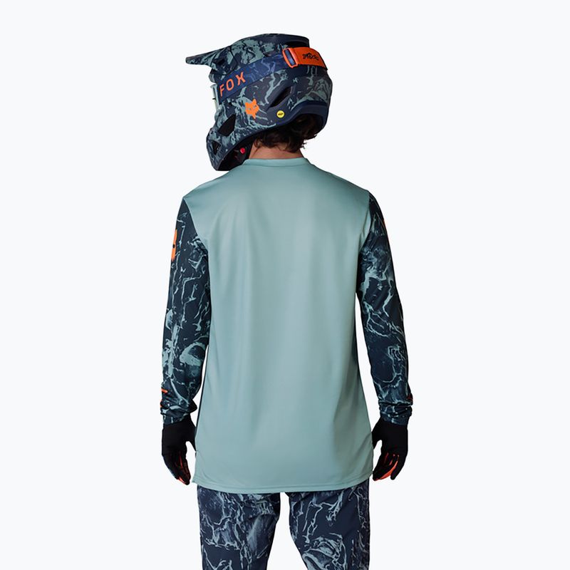 Pánské cyklistické tričko Longsleeve Fox Racing Ranger Image Print arctic blue 2