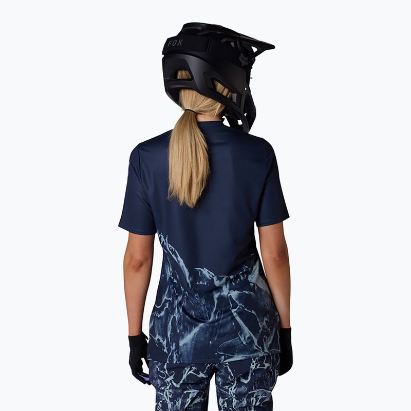 Dámský cyklistický dres Fox Racing Ranger Image Print arctic blue 2