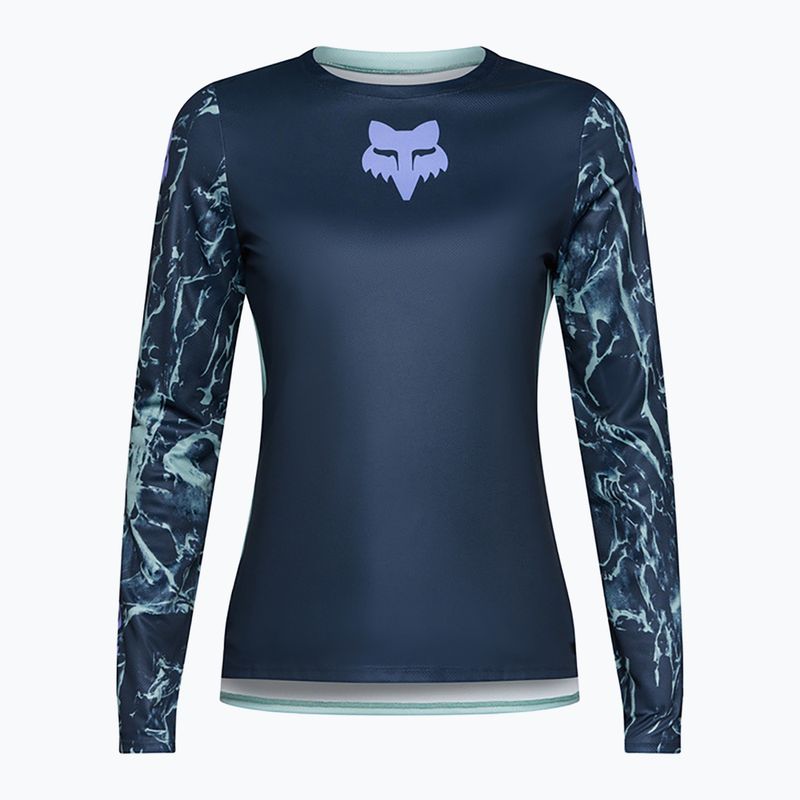 Dámské cyklistické tričko Longsleeve Fox Racing Ranger Image Print arctic blue 5