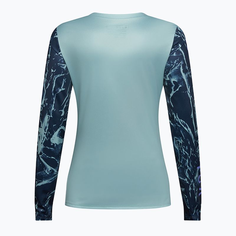 Dámské cyklistické tričko Longsleeve Fox Racing Ranger Image Print arctic blue 6