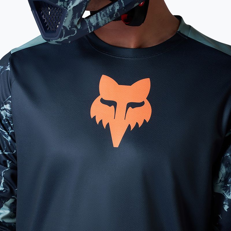 Dětské cyklistické tričko Longsleeve Fox Racing Ranger Image Print Jr arctic blue 3