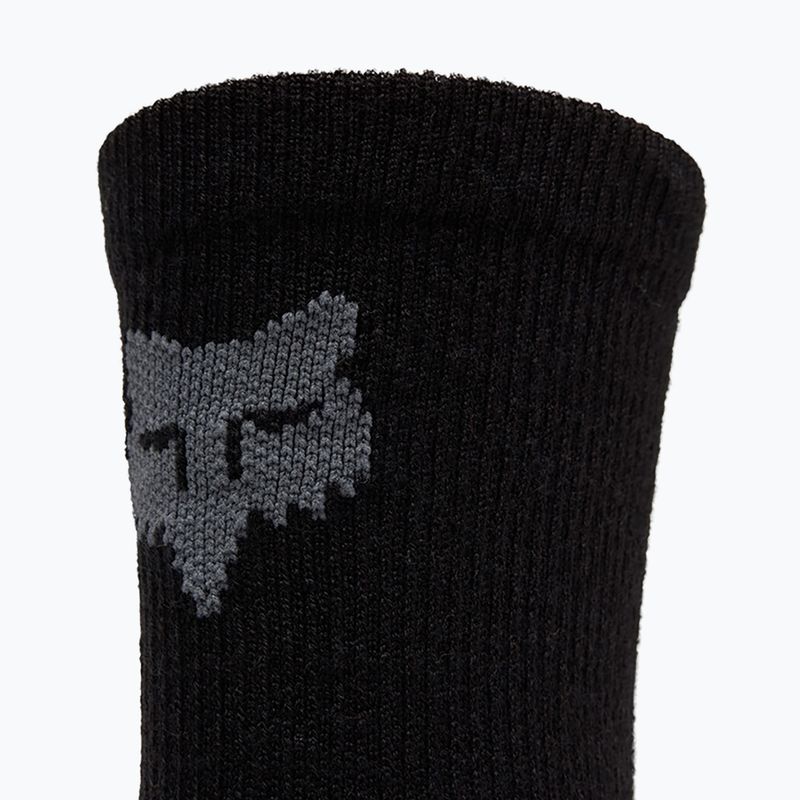 Pánské ponožky Fox Racing 6" Flexair Merino Sock Black 4