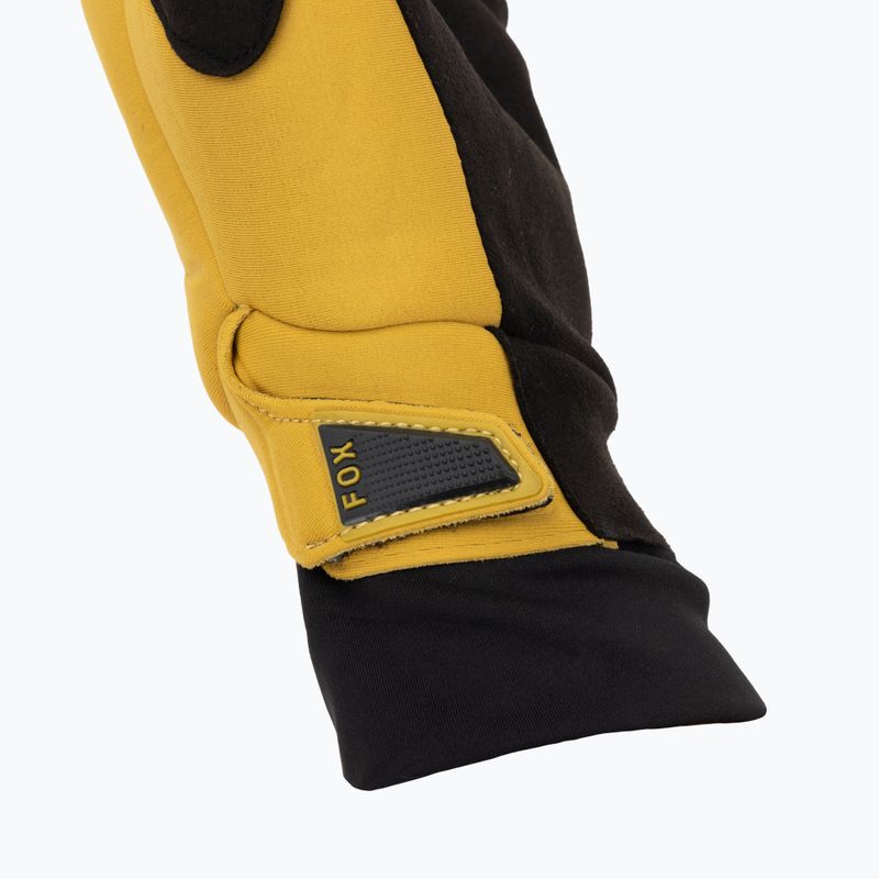 Pánské cyklistické rukavice Fox Racing Defend Thermo bronze 3