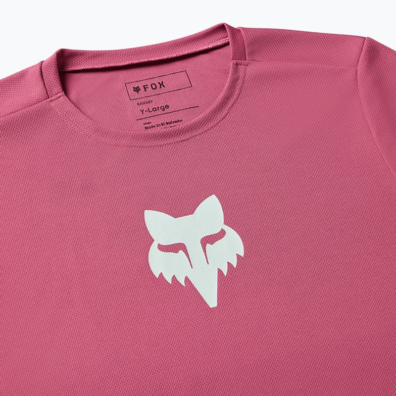 Dětské cyklistické tričko Longsleeve Fox Racing Ranger Fox Head Jr berry 3