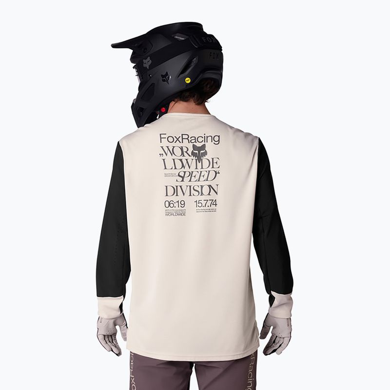 Pánské cyklistické tričko Longsleeve Fox Racing Defend Park SE chalk 2