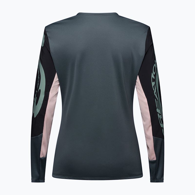 Dámské cyklistické tričko Longsleeve Fox Racing Defend Creation LS deep cobalt 2