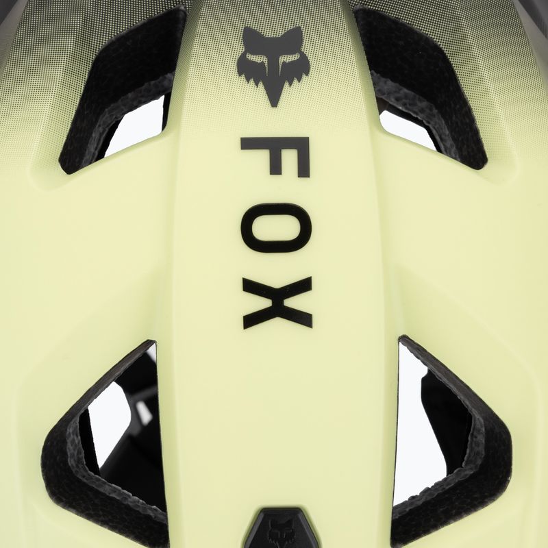 Cyklistická helma Fox Racing Speedframe Pro Backfade lime 7