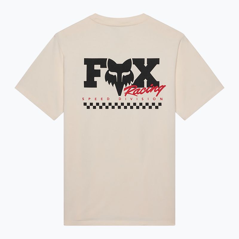 Pánské tričko Fox Racing Checker 195 Original off white 2
