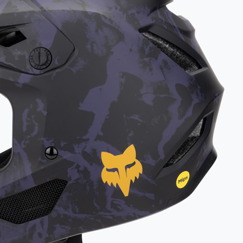 Dětská cyklistická helma Fox Racing Rampage Image Print Jr plum 7