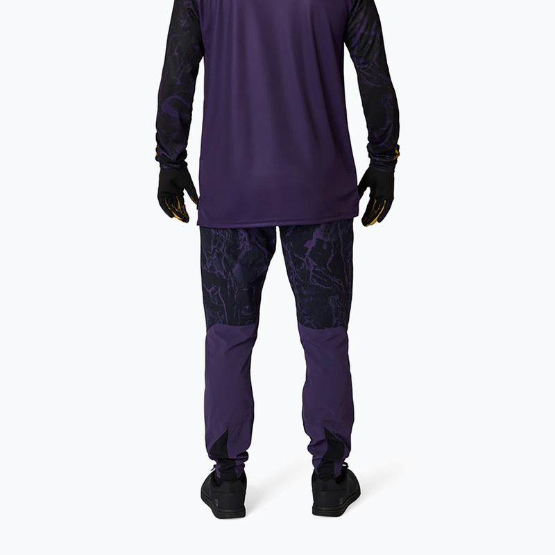 Pánské cyklistické tričko Longsleeve Fox Racing Ranger Image Print plum 2