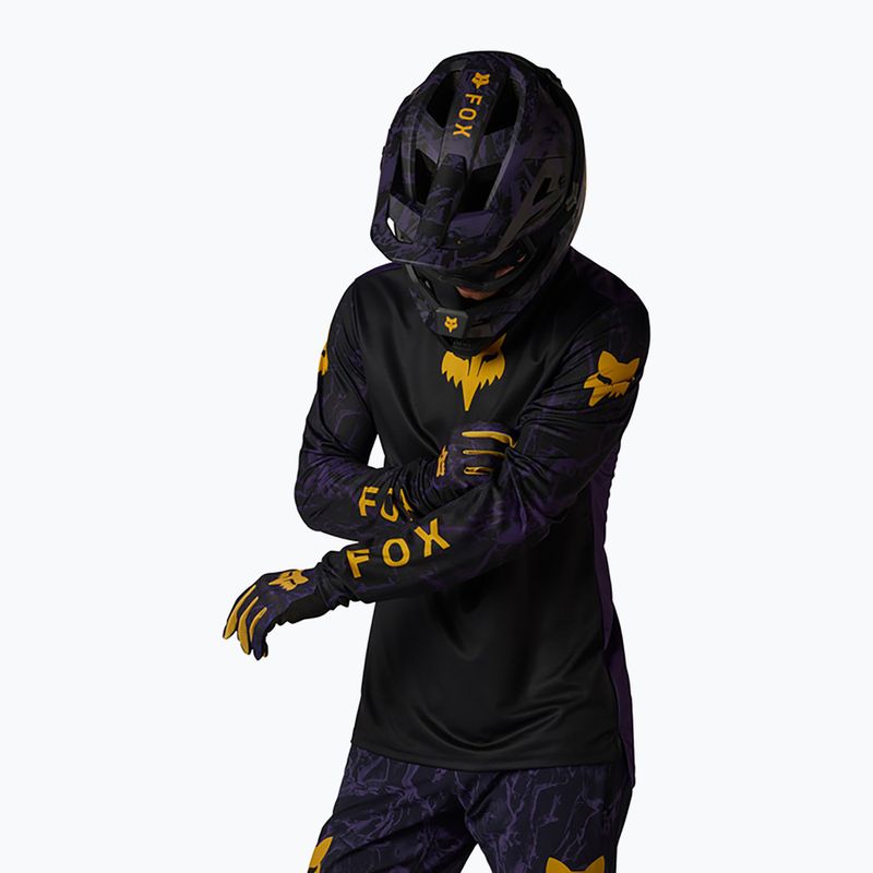 Pánské cyklistické tričko Longsleeve Fox Racing Ranger Image Print plum 3