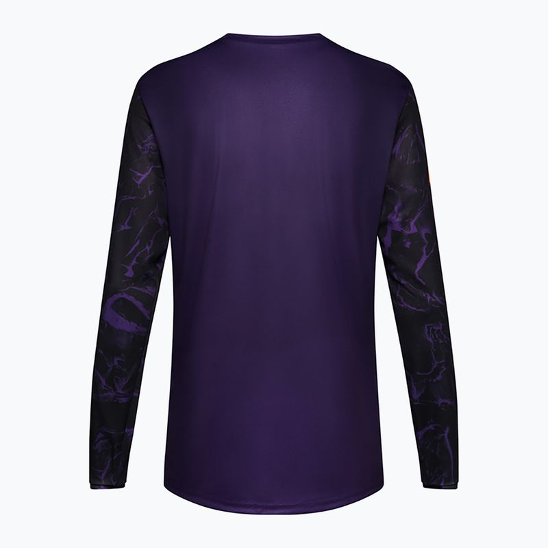Pánské cyklistické tričko Longsleeve Fox Racing Ranger Image Print plum 6